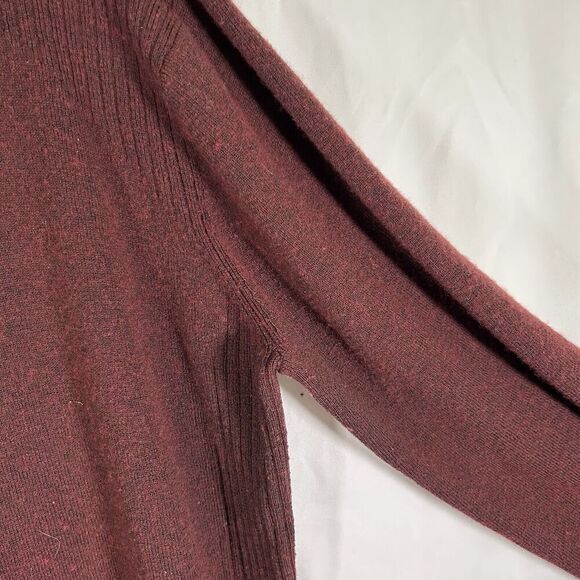 Exofficio Wool Blend Sweater Men's XXL Burgundy Long Sleeve Crew Neck Pullover - Picture 5 of 8